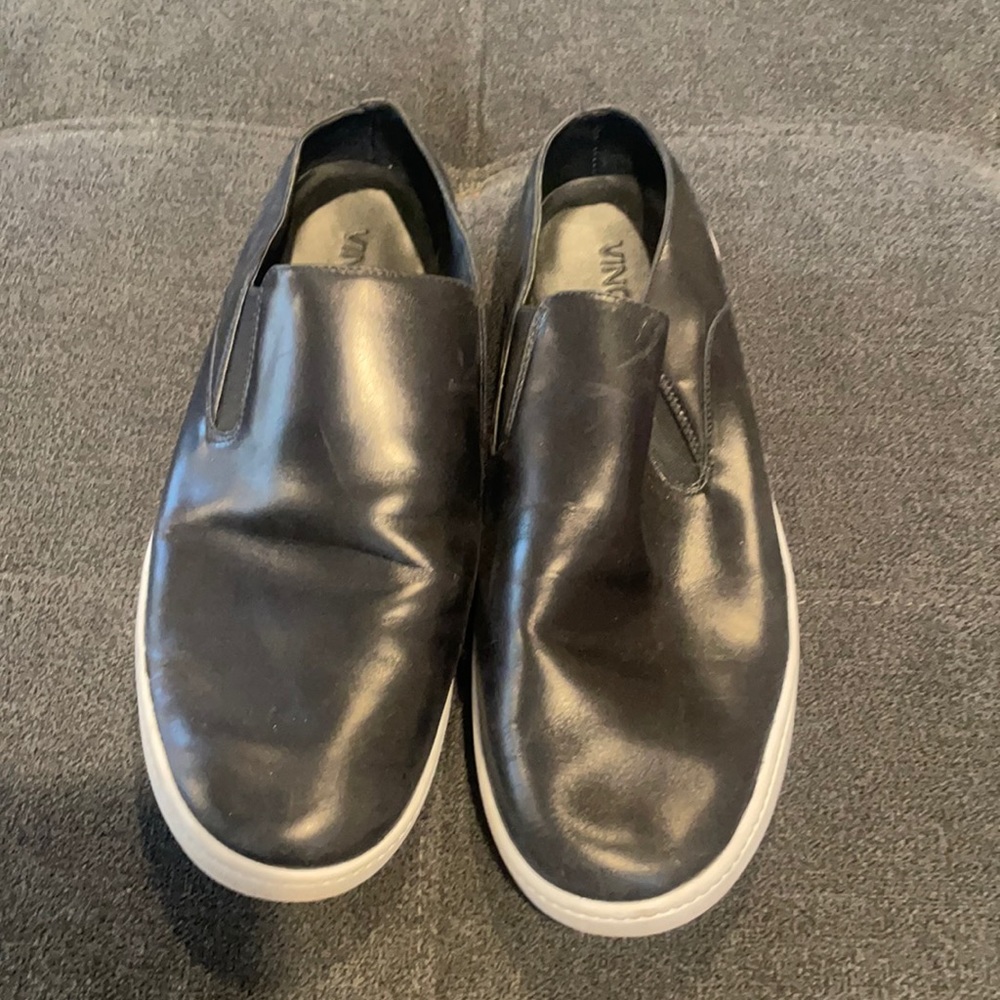 Vince black slip on